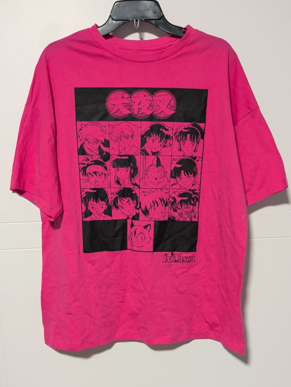 InuYasha Viz Hot Pink Anime Graphic Tee